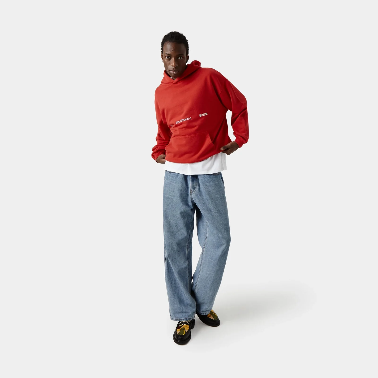 EME Studios Grin Ruby Oversized Hoodie - Image 3