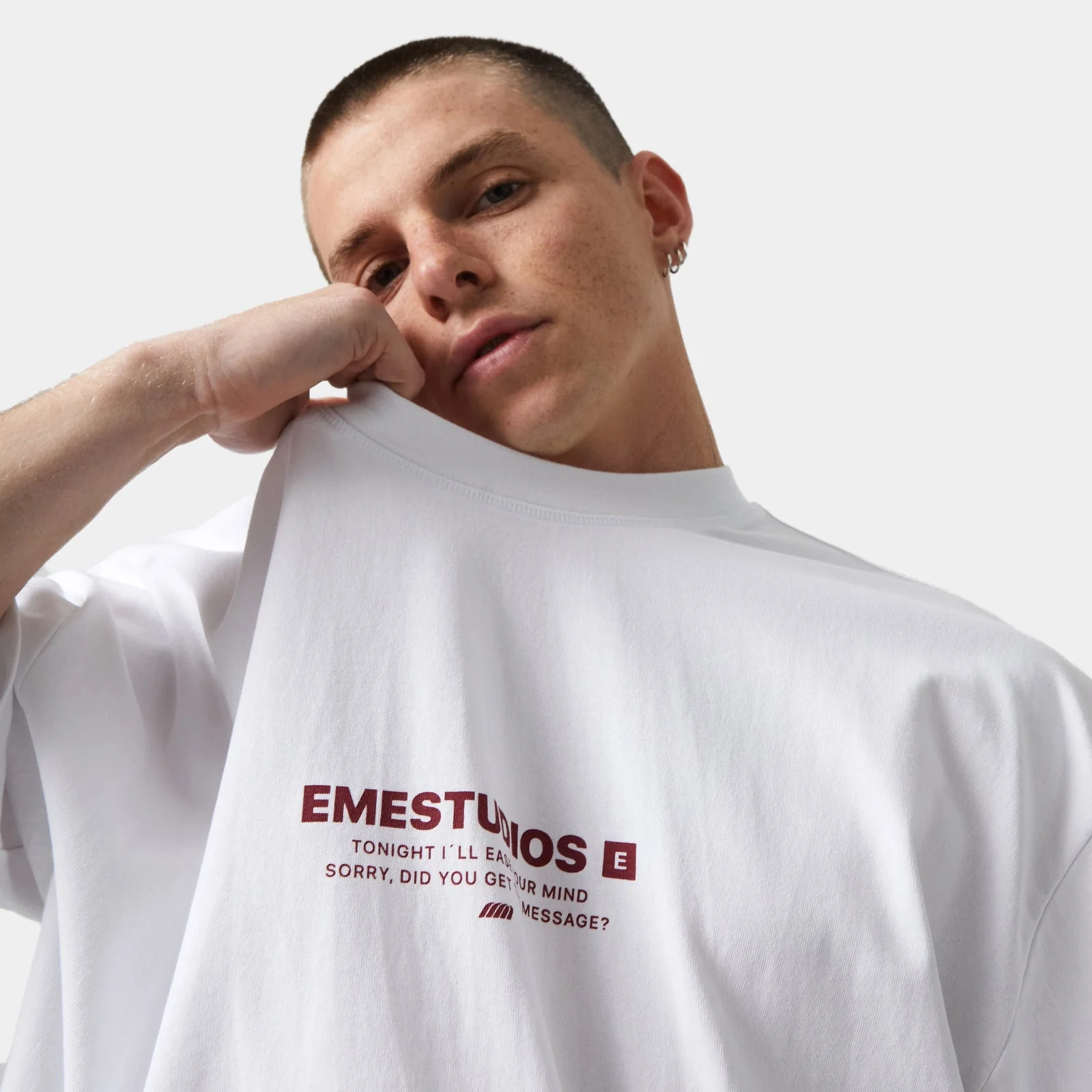 EME Studios Hectic Pearl Oversized Tee - Image 4