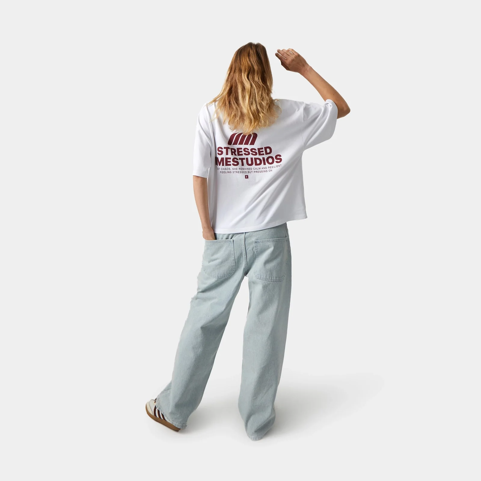 EME Studios Hectic Pearl Oversized Tee - Image 6