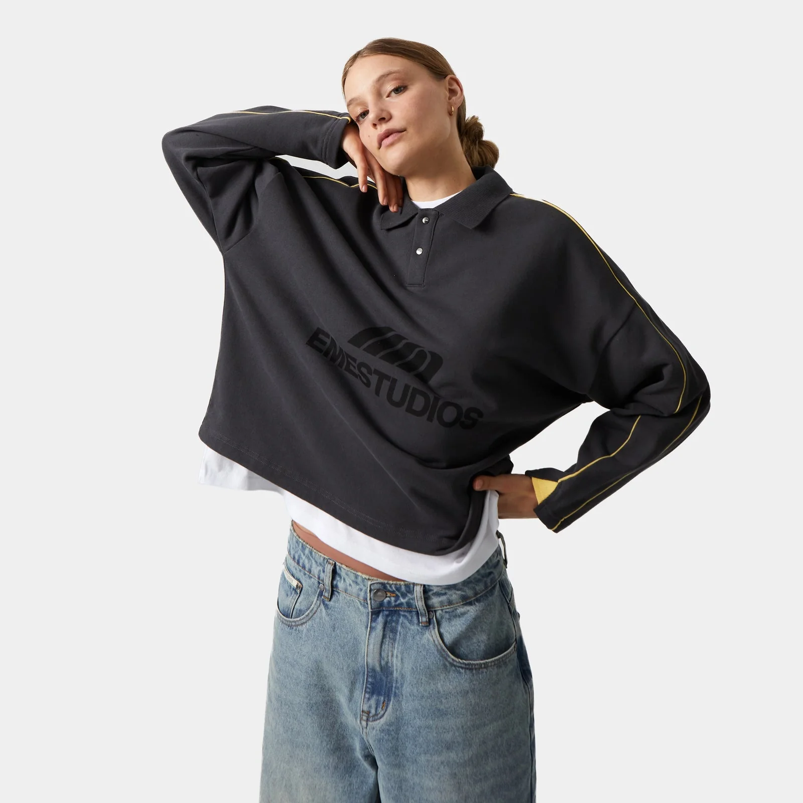 EME Studios Hectic Shadow Polo Sweatshirt - Image 4