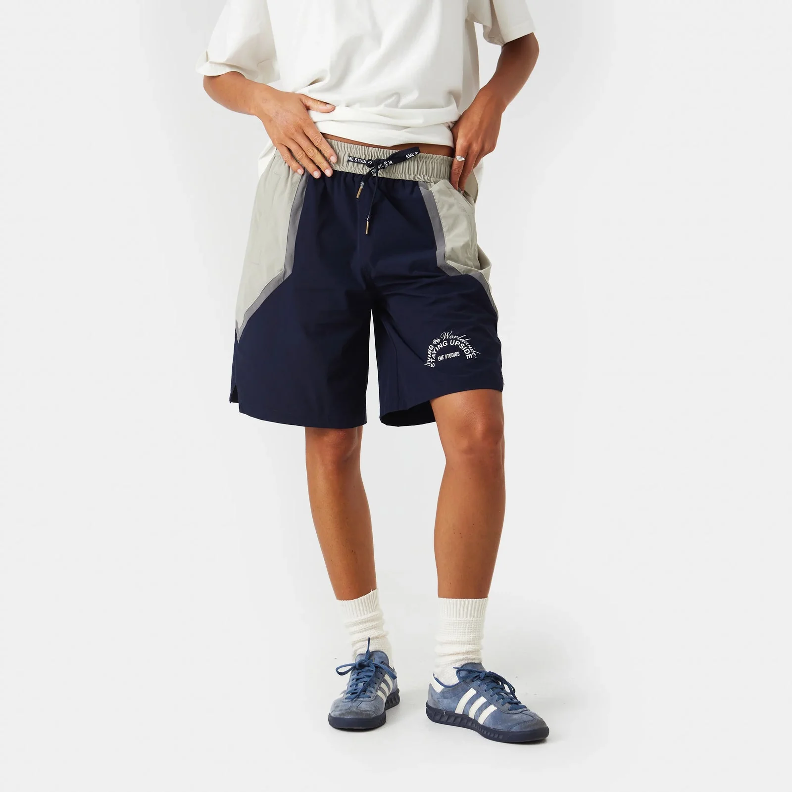 EME Studios LWSU Blue Nylon Pants - Image 7