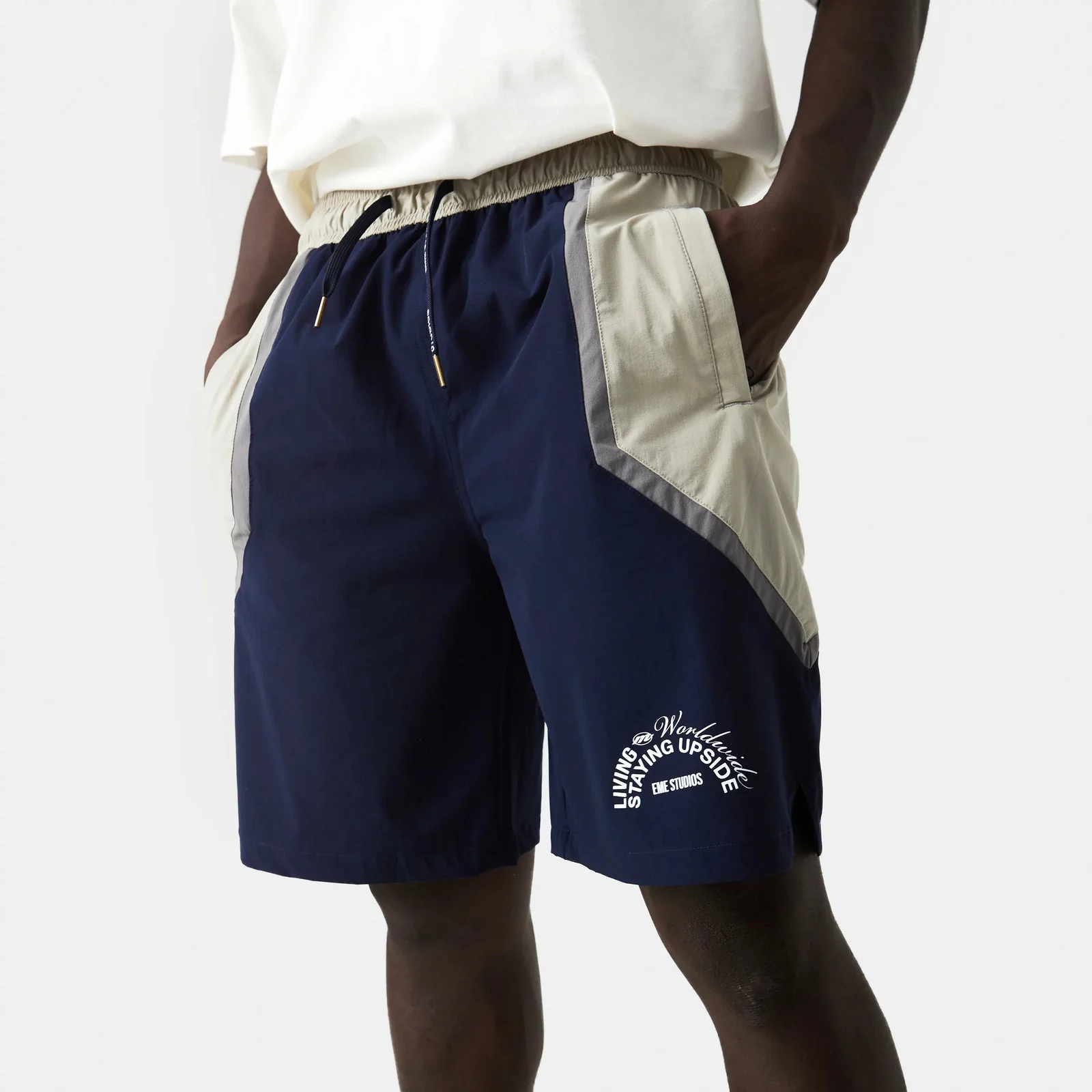 EME Studios LWSU Blue Nylon Pants - Image 8