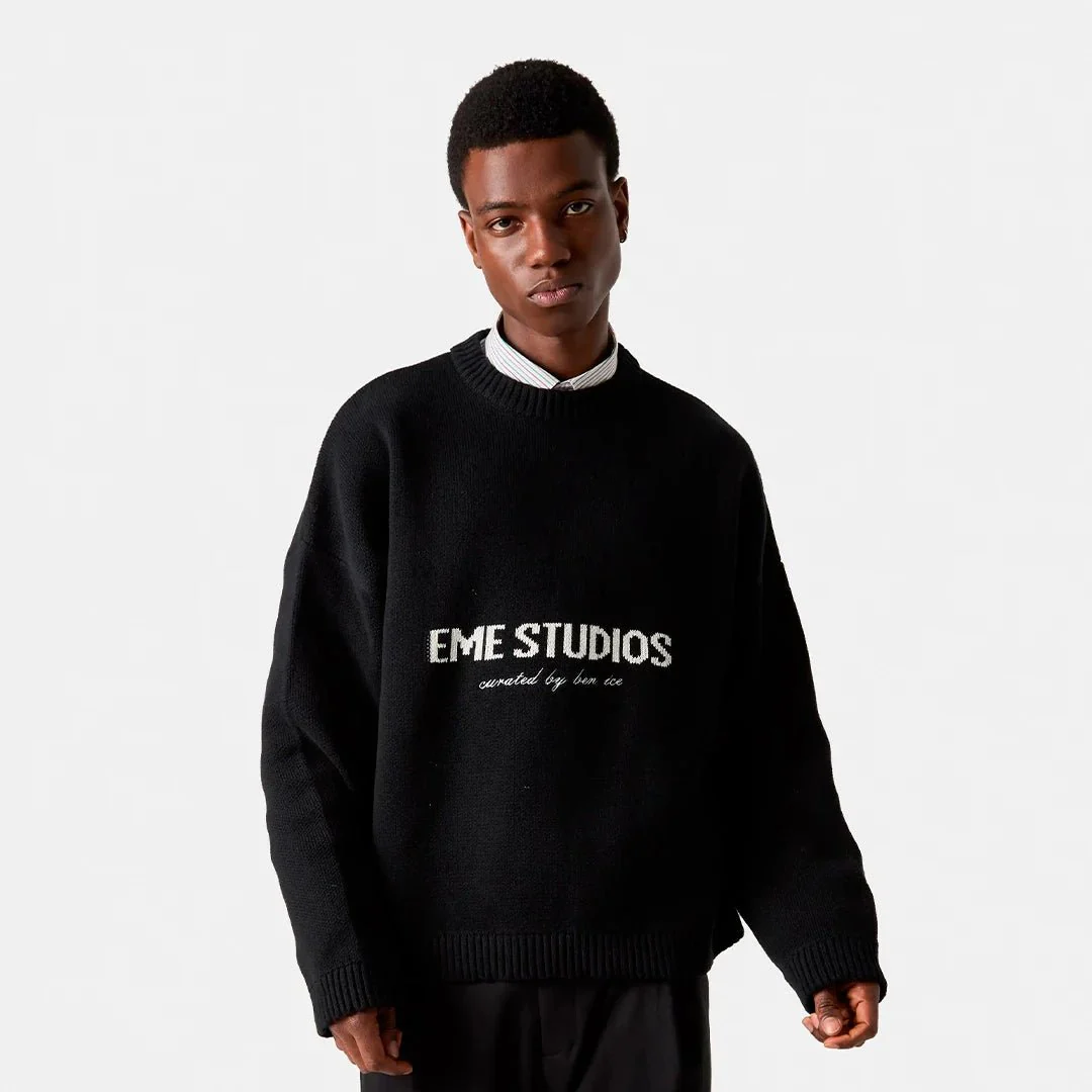 Eme Studios Master Flag Shadow Knit Sweater - Image 8