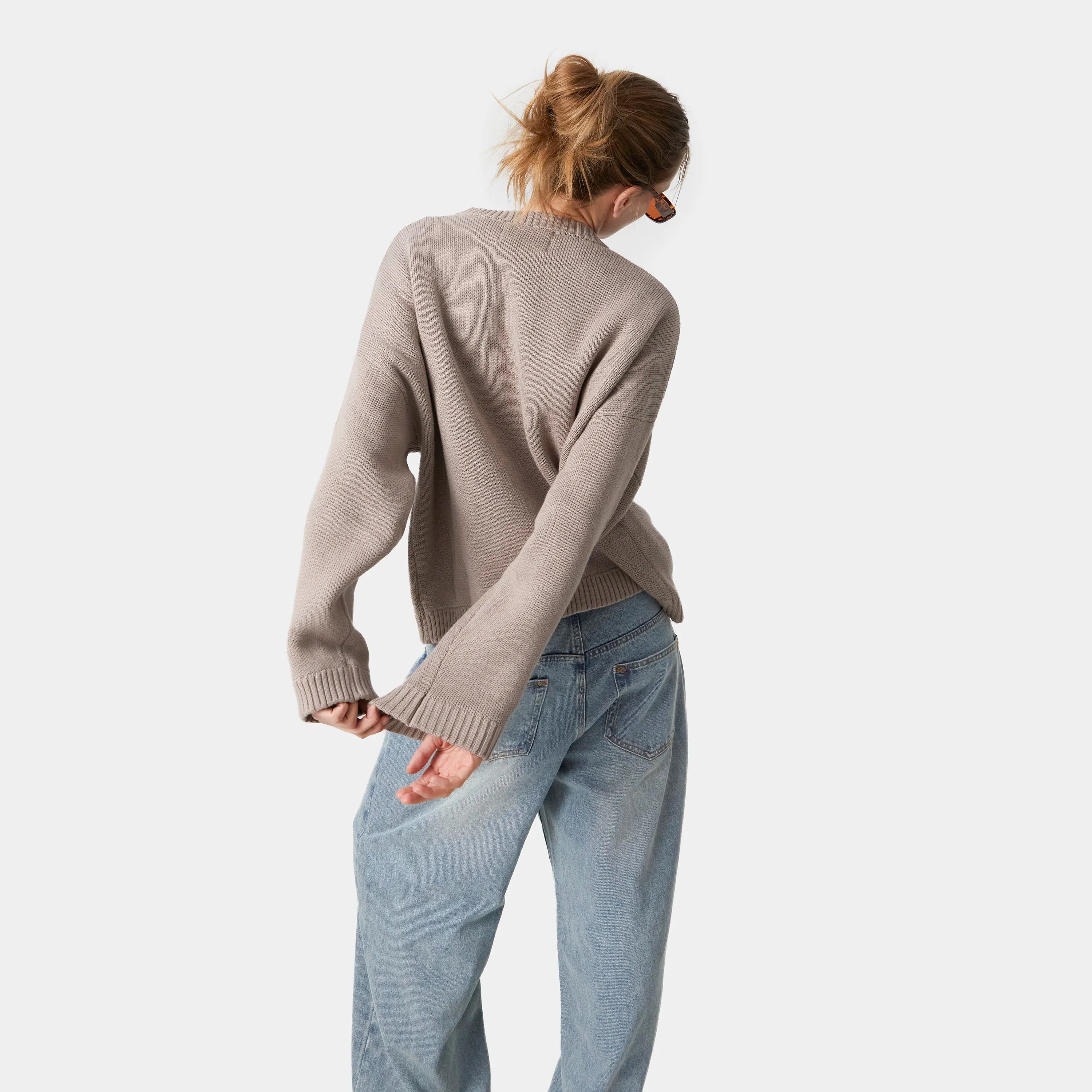 Eme Studios Master Muddy Brown Knit Sweater - Image 8