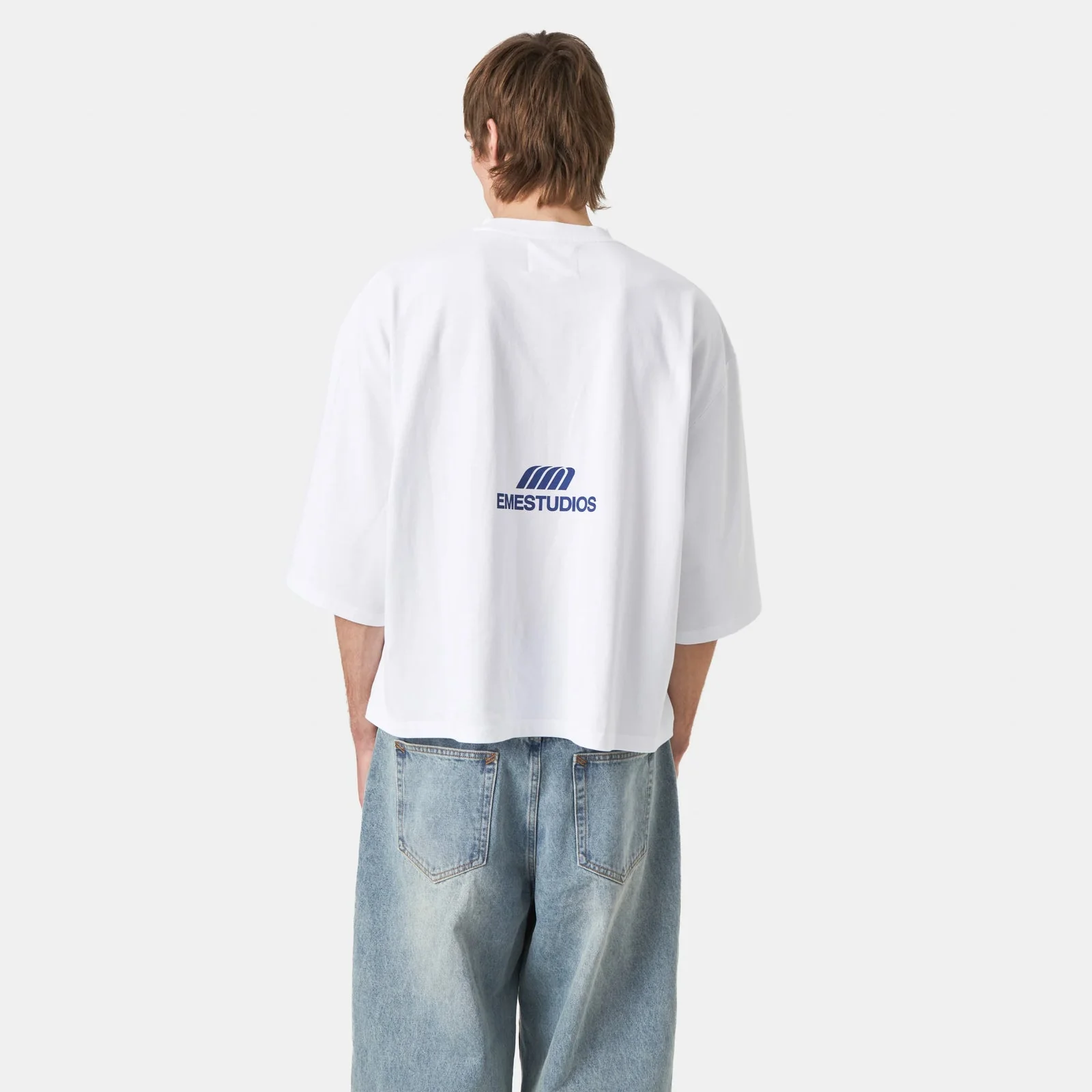 EME STUDIOS PARIS PEARL CROPPED BOXY TEE - Image 10