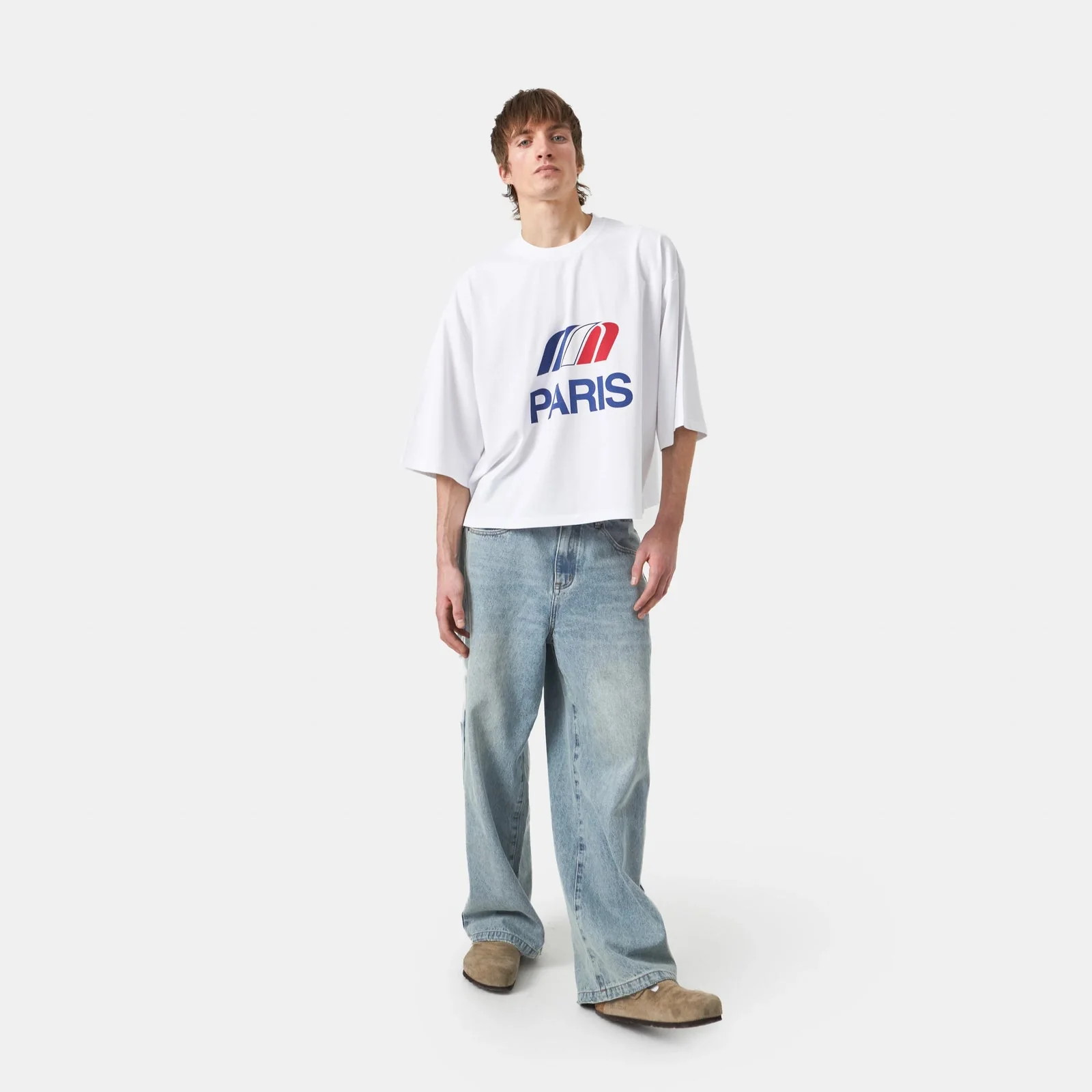 EME STUDIOS PARIS PEARL CROPPED BOXY TEE - Image 7