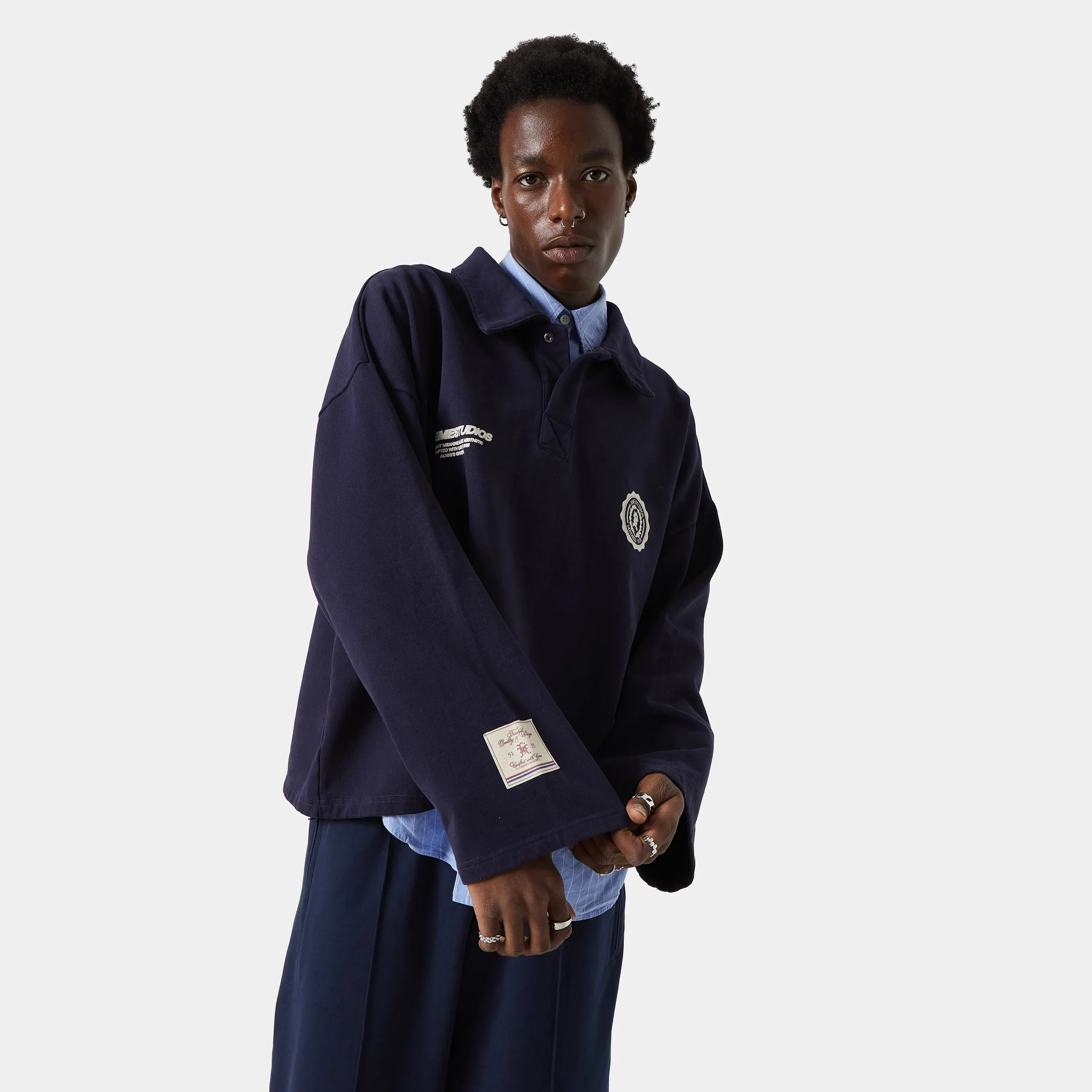 Eme Studios Reborn Sen Polo Navy - Image 5