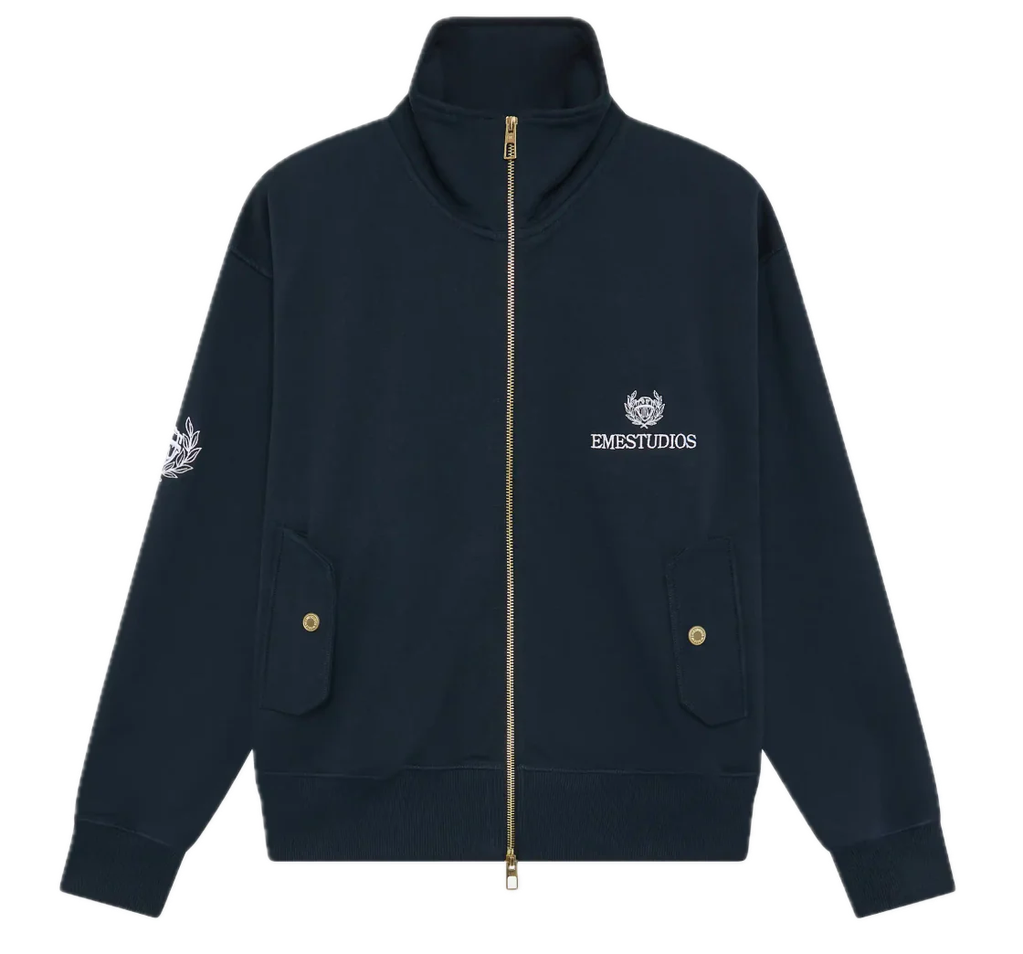 Eme Studios Serv Navy Full Zip Jacket - Image 2