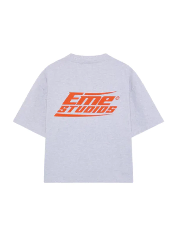 Eme Studios Speeding Up Grey Oversized Tee