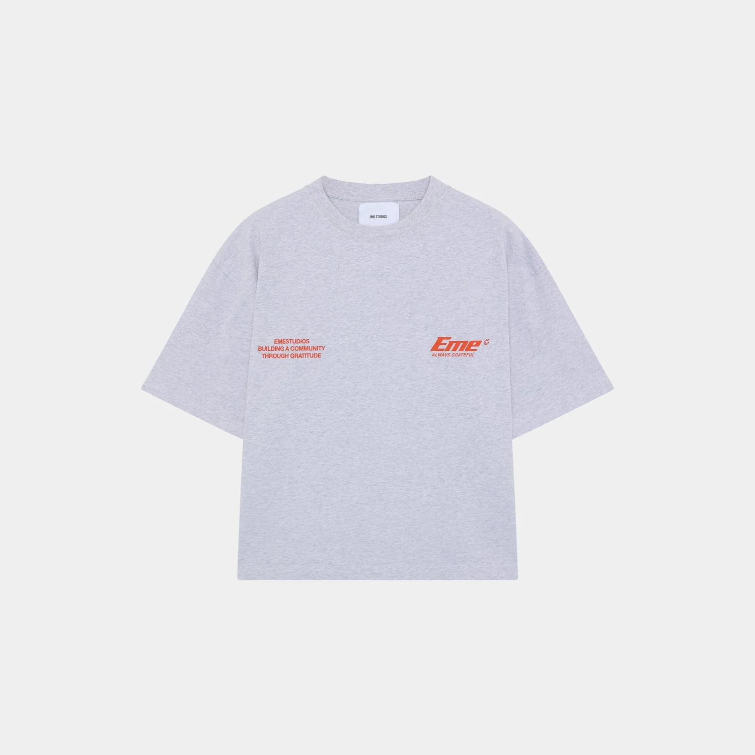 Eme Studios Speeding Up Grey Oversized Tee - Image 7
