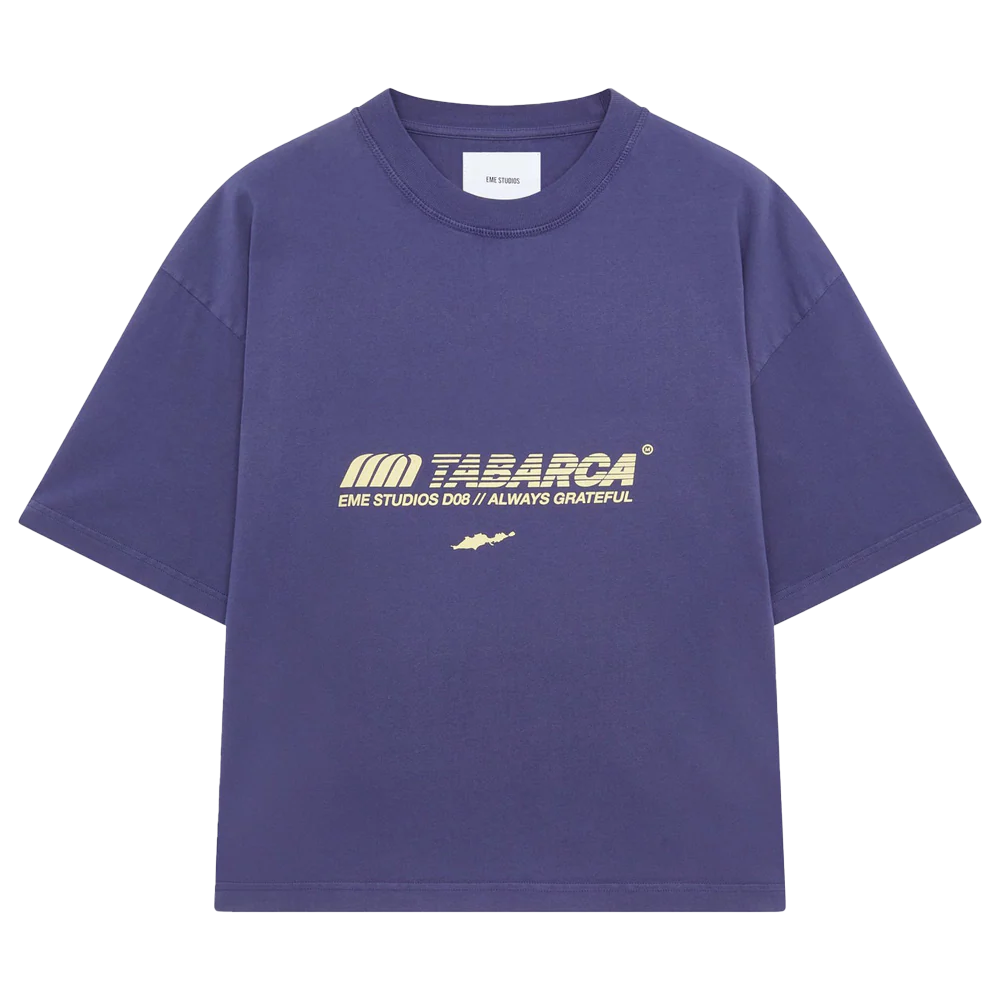 Eme Studios Tabarca Indigo Oversized Tee