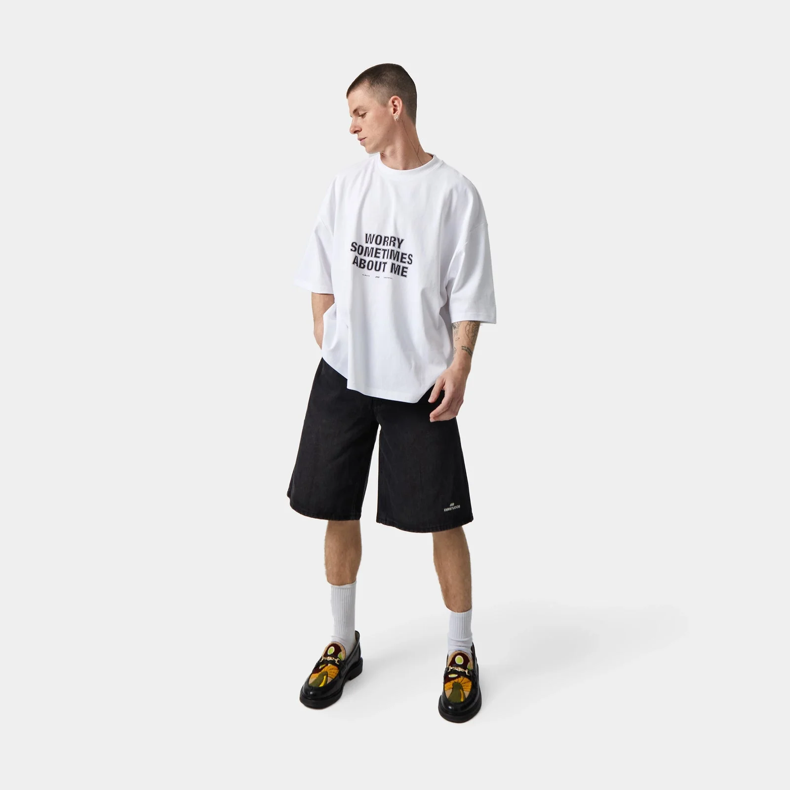 EME Studios Target Pearl Oversized Tee - Image 3