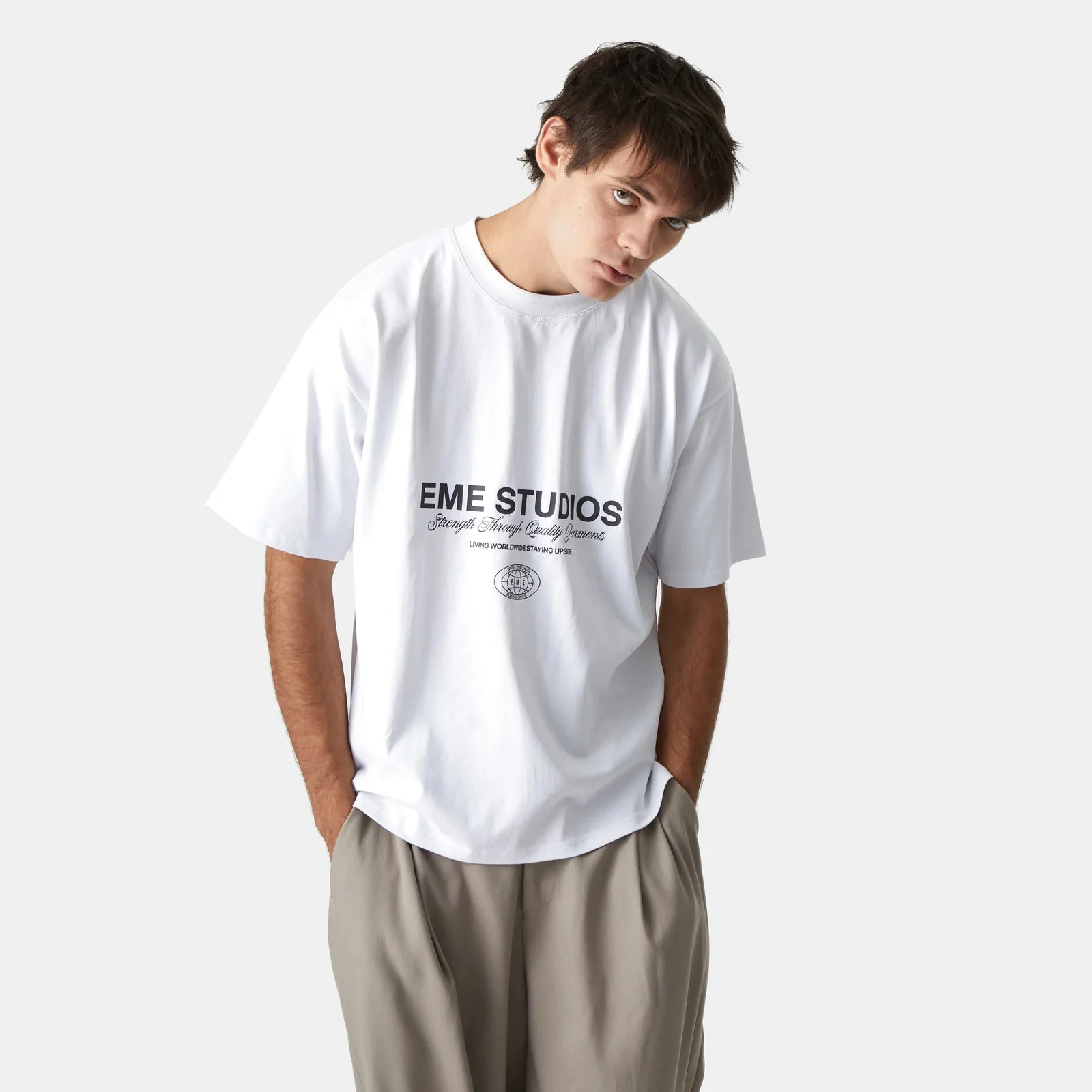 Eme Studios Touch Pearl Oversized Tee - Image 3