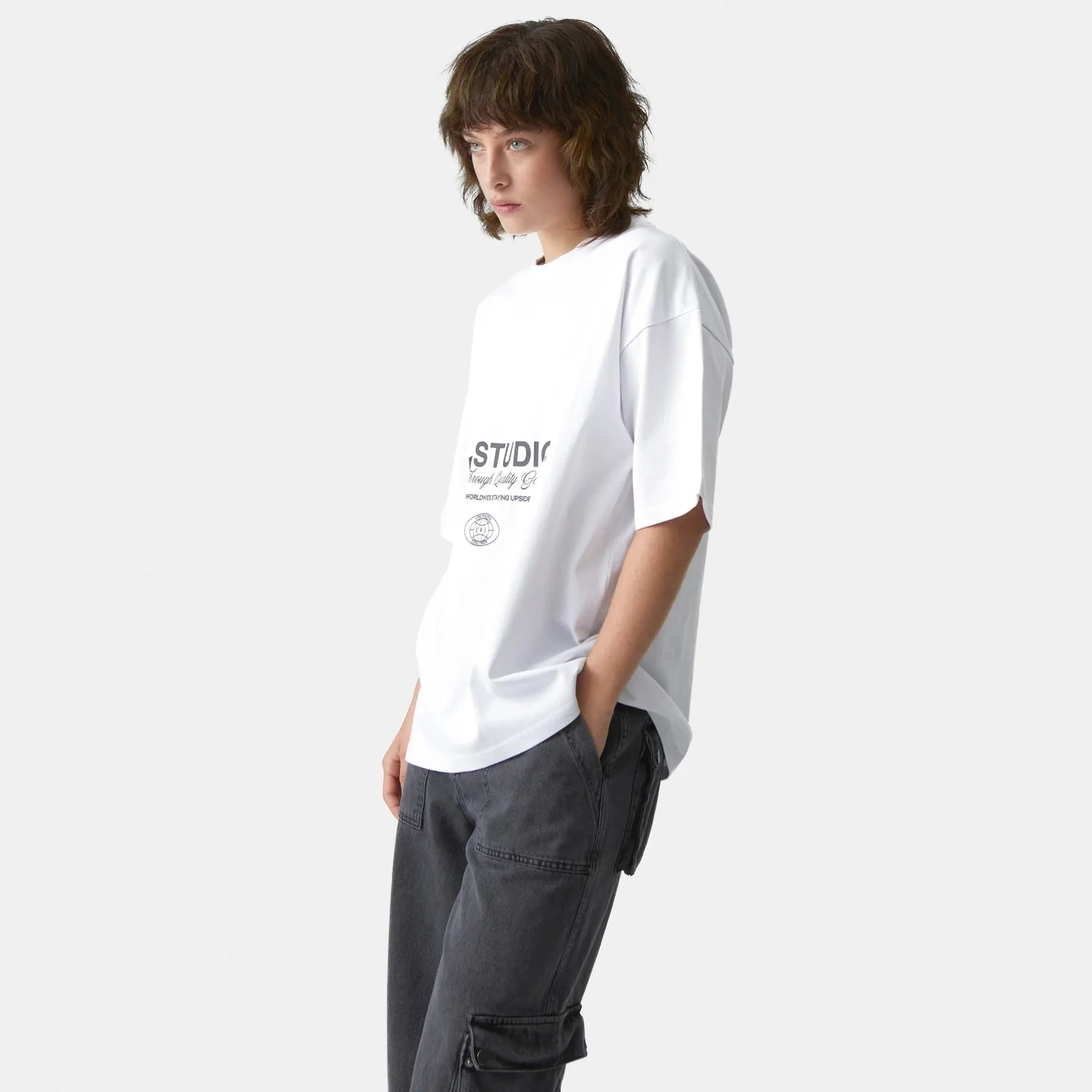 Eme Studios Touch Pearl Oversized Tee - Image 5