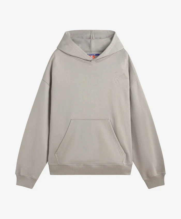 Fakegods Star Hoodie Mid Grey - Image 2