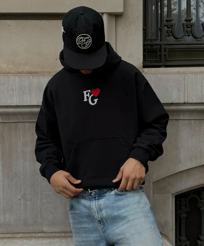 Fakegods Valentine’s Hoodie Black - Image 6