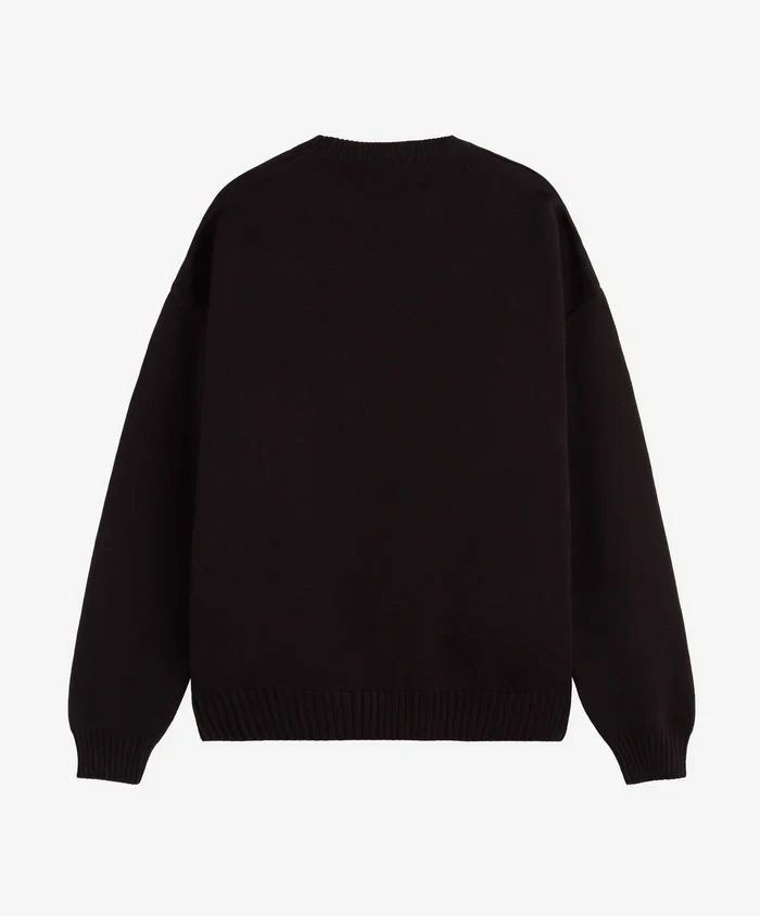 Fakegods Valentine’s Knitted Sweater Black - Image 2