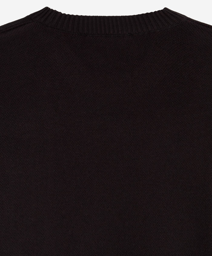 Fakegods Valentine’s Knitted Sweater Black - Image 4
