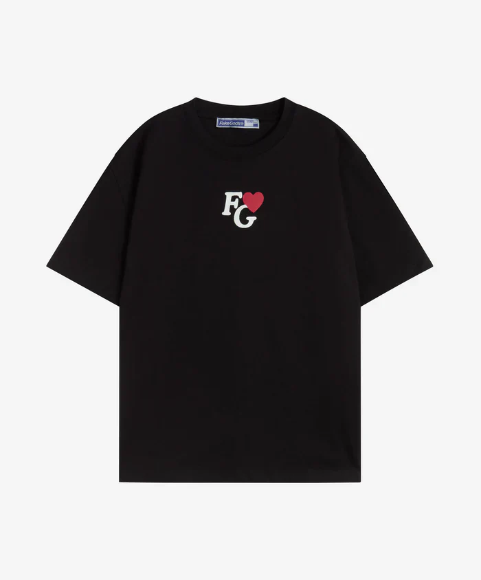 Fakegods Valentine’s Tee Black - Image 2