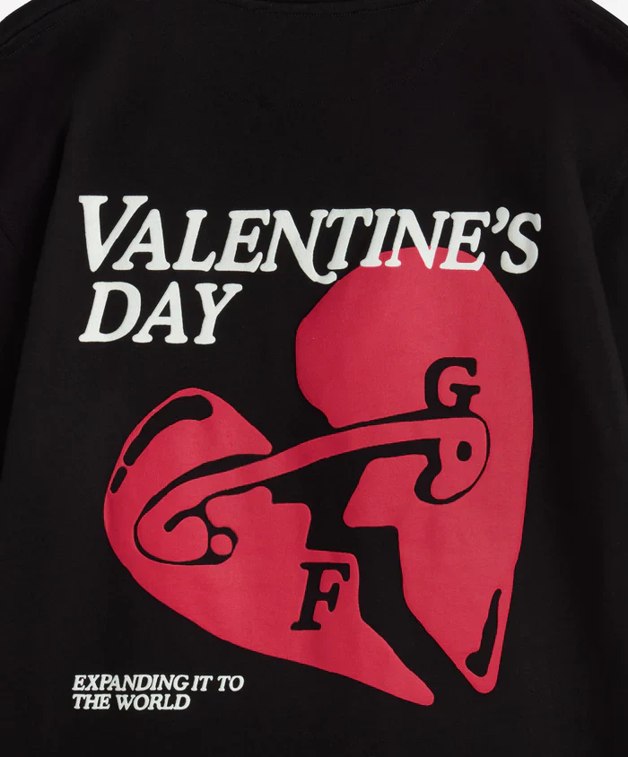 Fakegods Valentine’s Tee Black - Image 3