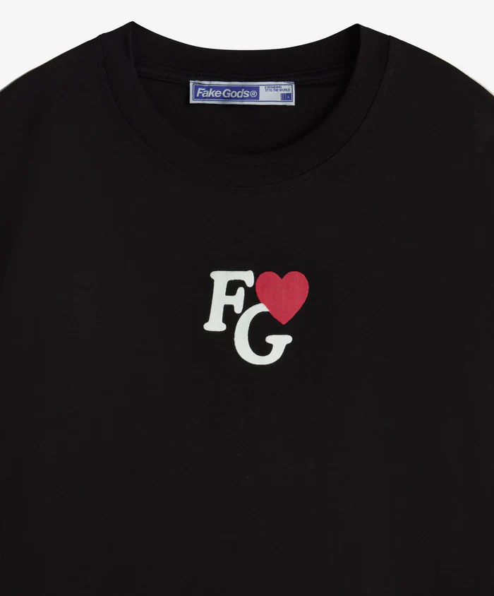 Fakegods Valentine’s Tee Black - Image 4