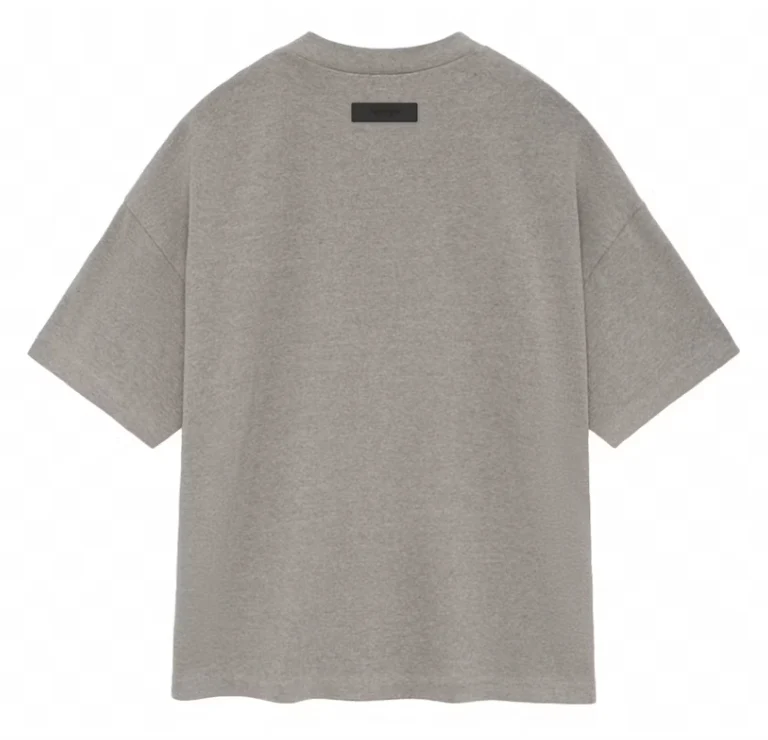 Fear of God Essentials Core Collection Heavy S/S Tee Heather Grey - Image 2