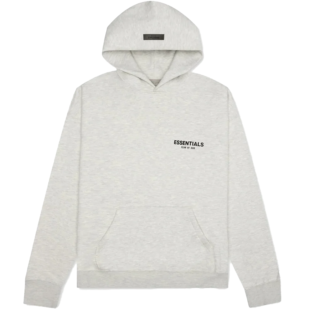 Fear of God Essentials Core Collection Pullover Hoodie Light Heather Oatmeal