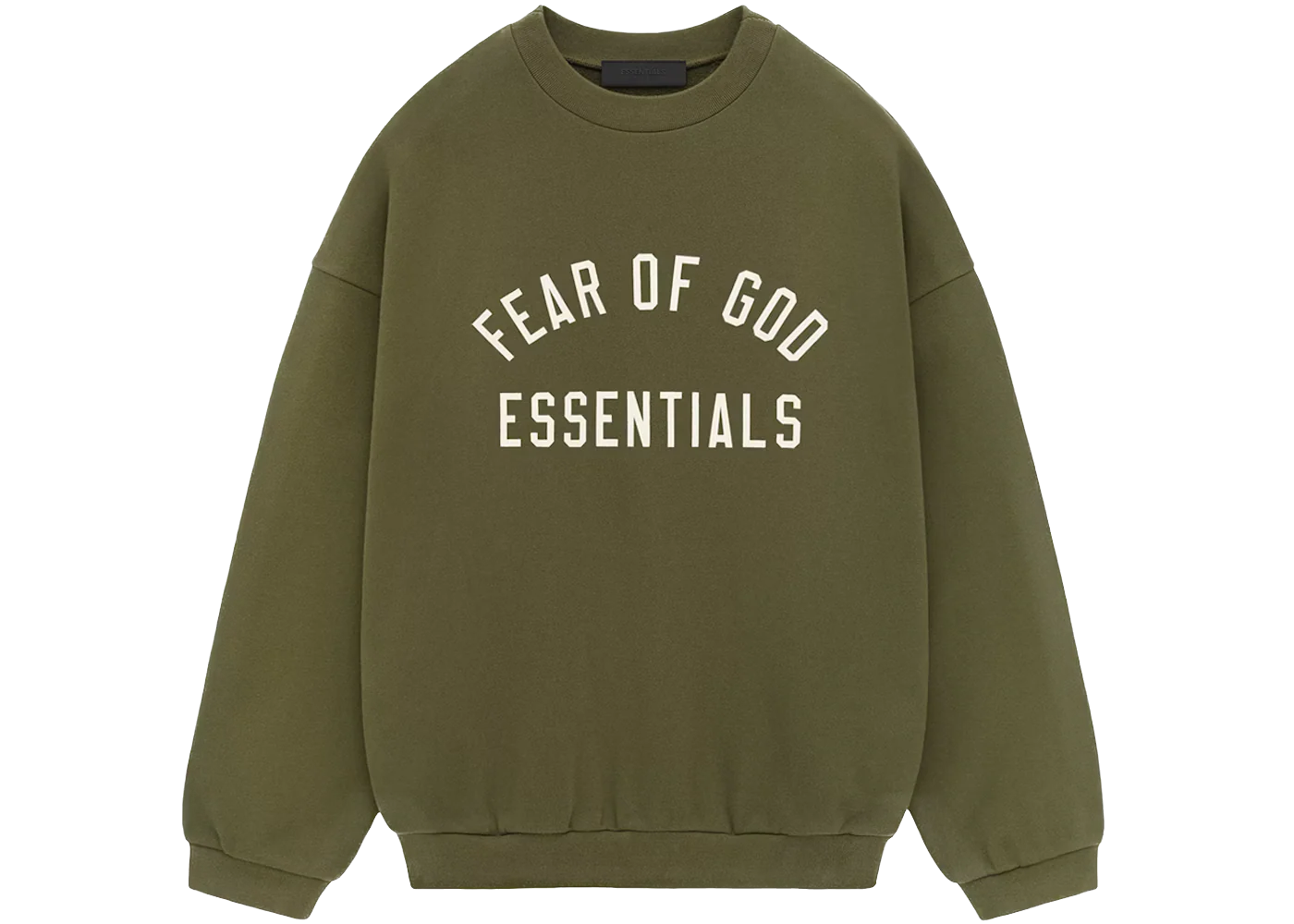 Fear of God Essentials Fleece Crewneck (FW24) Military