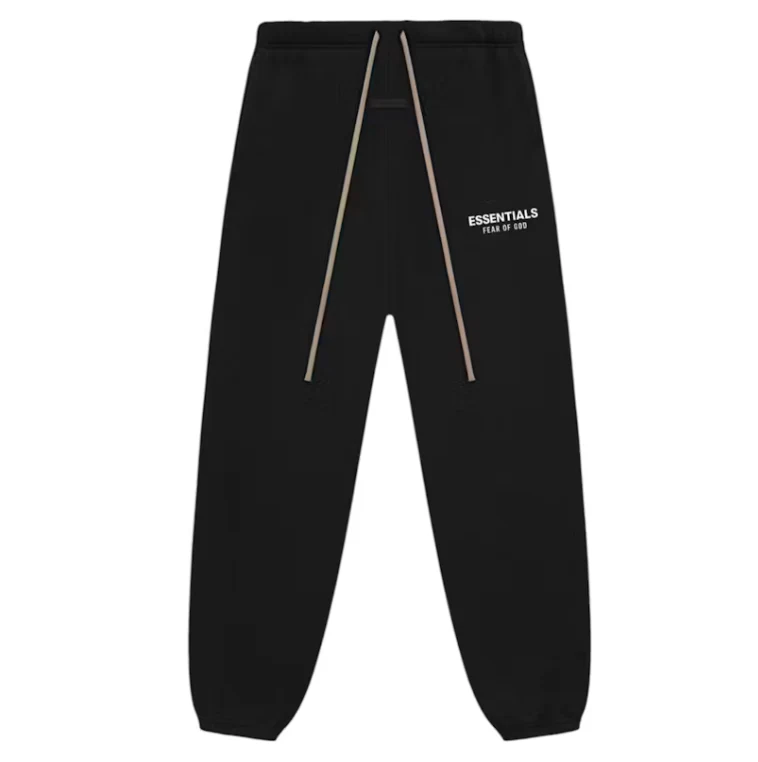 Fear of God Essentials Fleece Essential Sweatpant (FW24) Black - Image 2