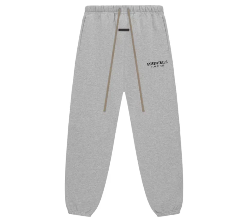 Fear of God Essentials Fleece Essential Sweatpant Light Heather Gray - Image 2