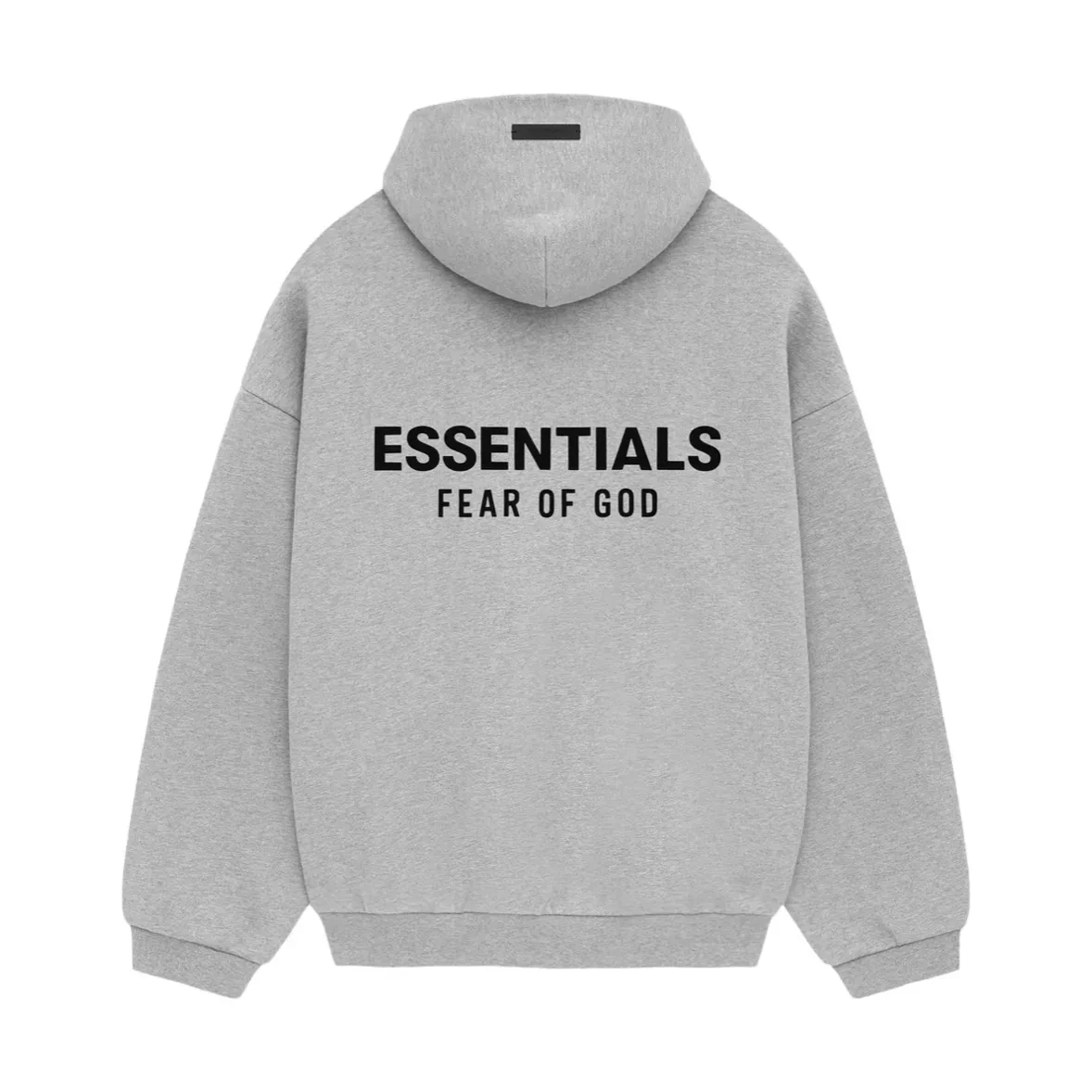 Fear of God Essentials Fleece Hoodie Light Heather Gray - Image 3