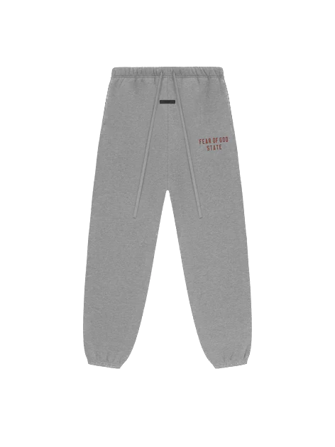 Fear Of God Essentials Fleece Sweatpants (FW24) Dark Heather