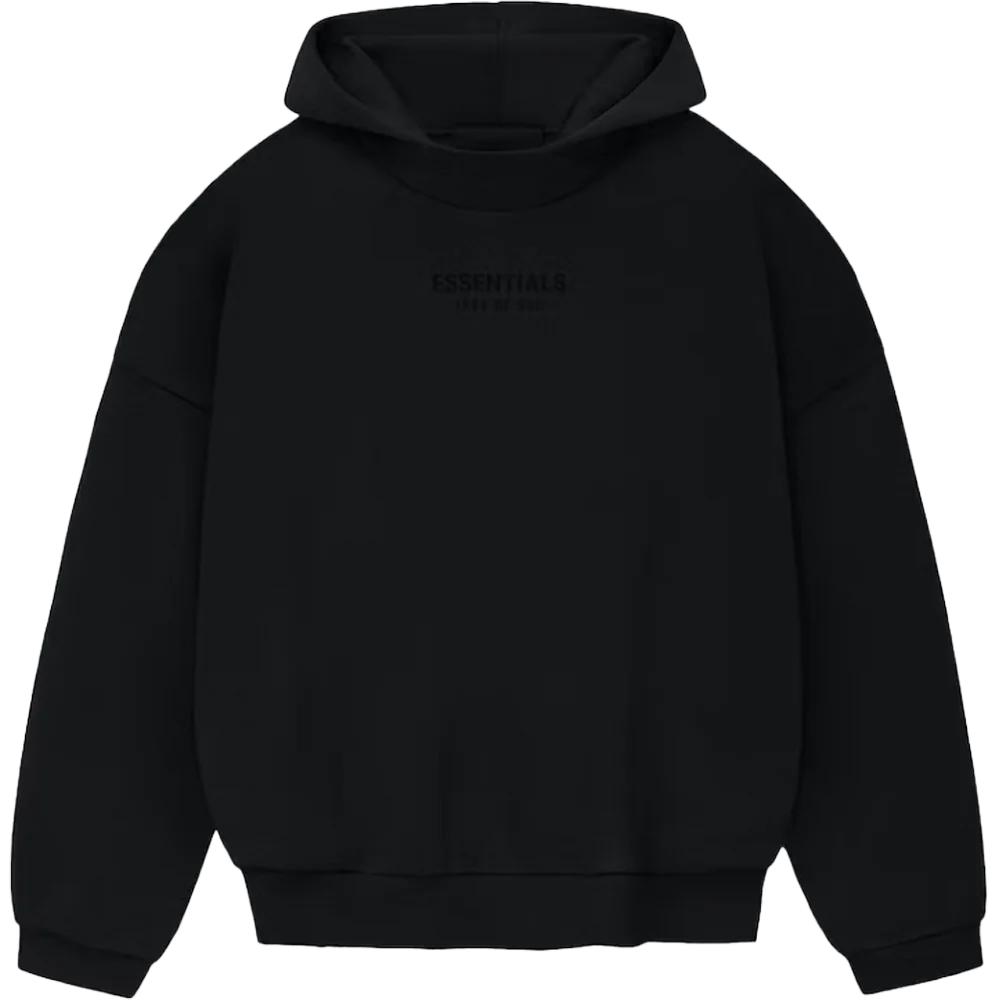 Fear of God Essentials Hoodie Jet Black