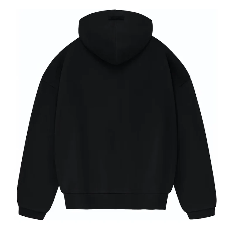 Fear of God Essentials Hoodie Jet Black - Image 2