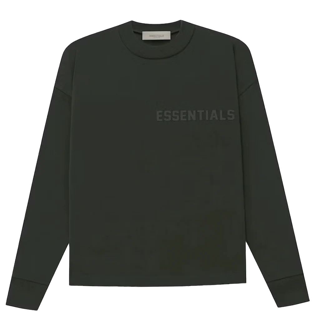 Fear of God Essentials LS Tee Off Black