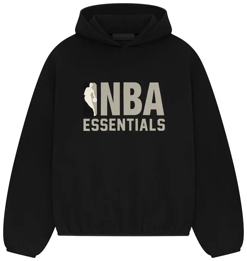 Fear of God Essentials NBA Hoodie (SS25) Black - Image 2