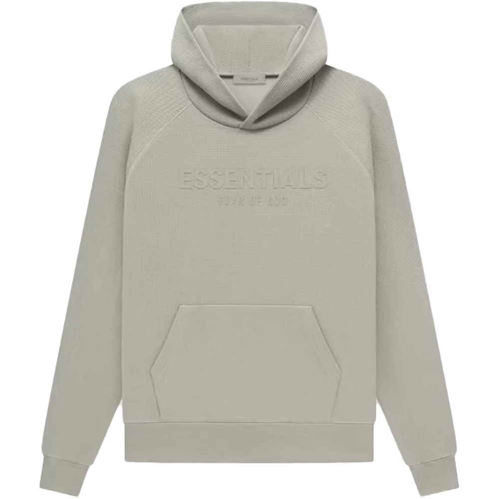 Fear of God Essentials Waffle Raglan Hoodie Seal