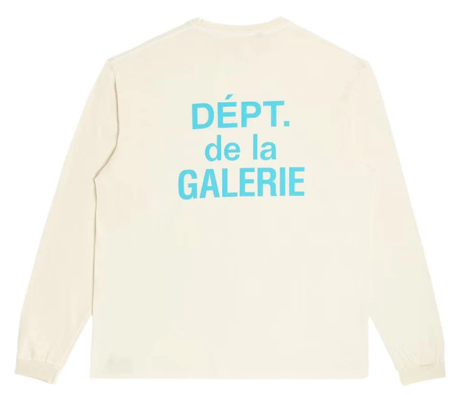 Gallery Dept. De La Galerie Long-Sleeve Cream/Teal - Image 2