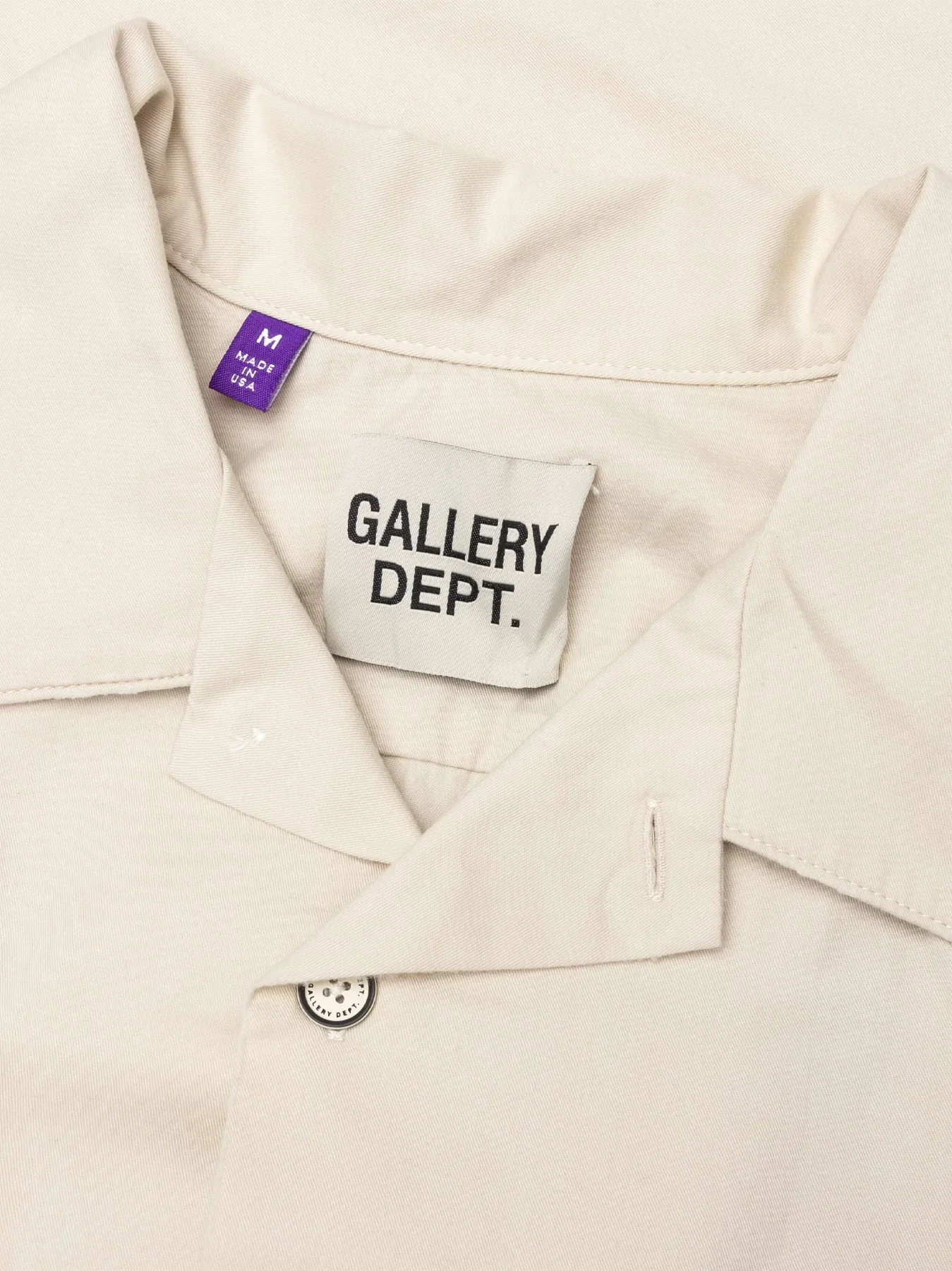 Gallery Dept. Mechanic Shirt in Natural/Cream - Image 3