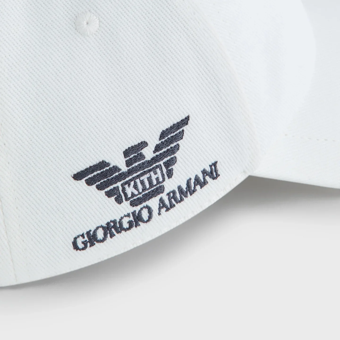 Giorgio Armani & Kith Capri Classic Cap White - Image 4