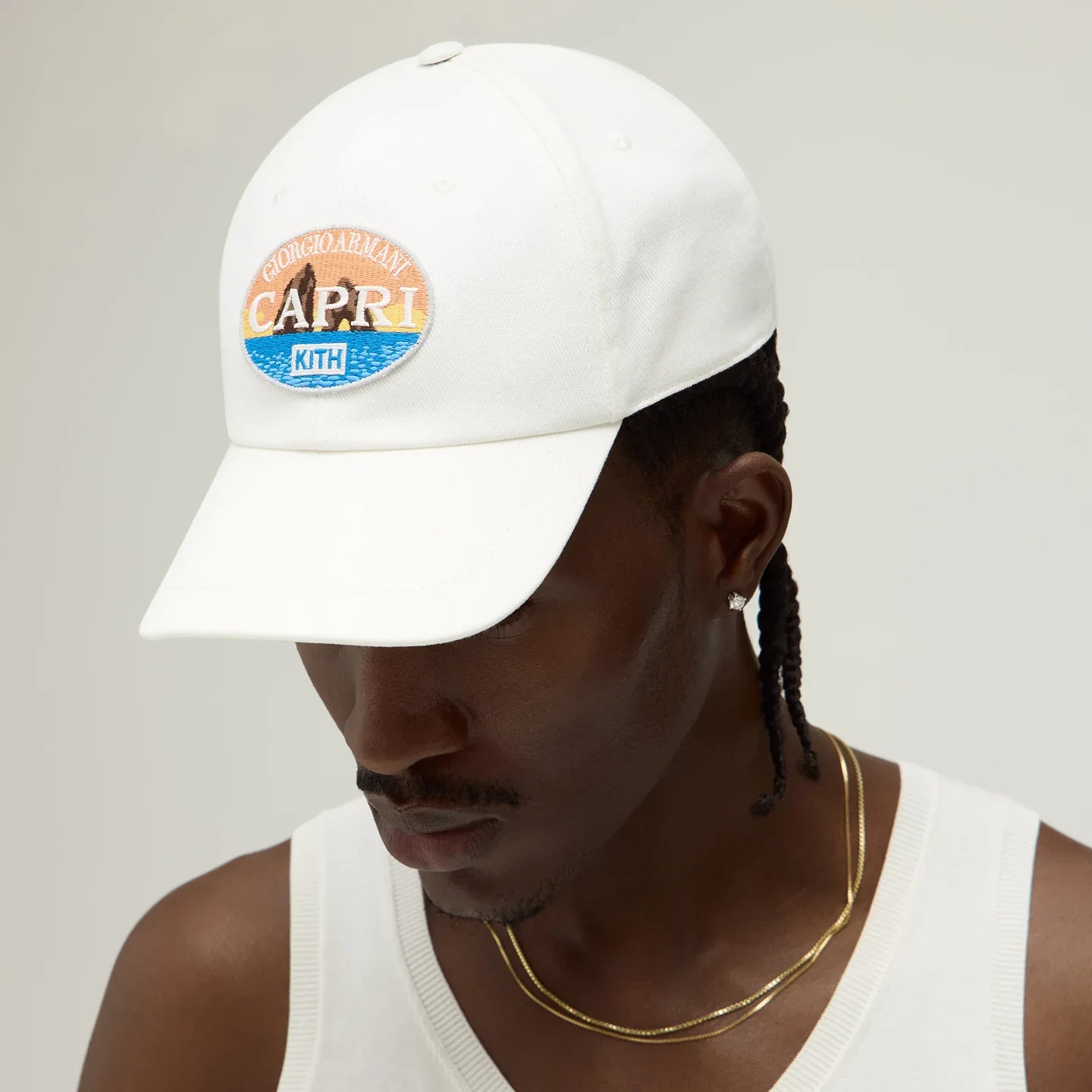 Giorgio Armani & Kith Capri Classic Cap White - Image 5
