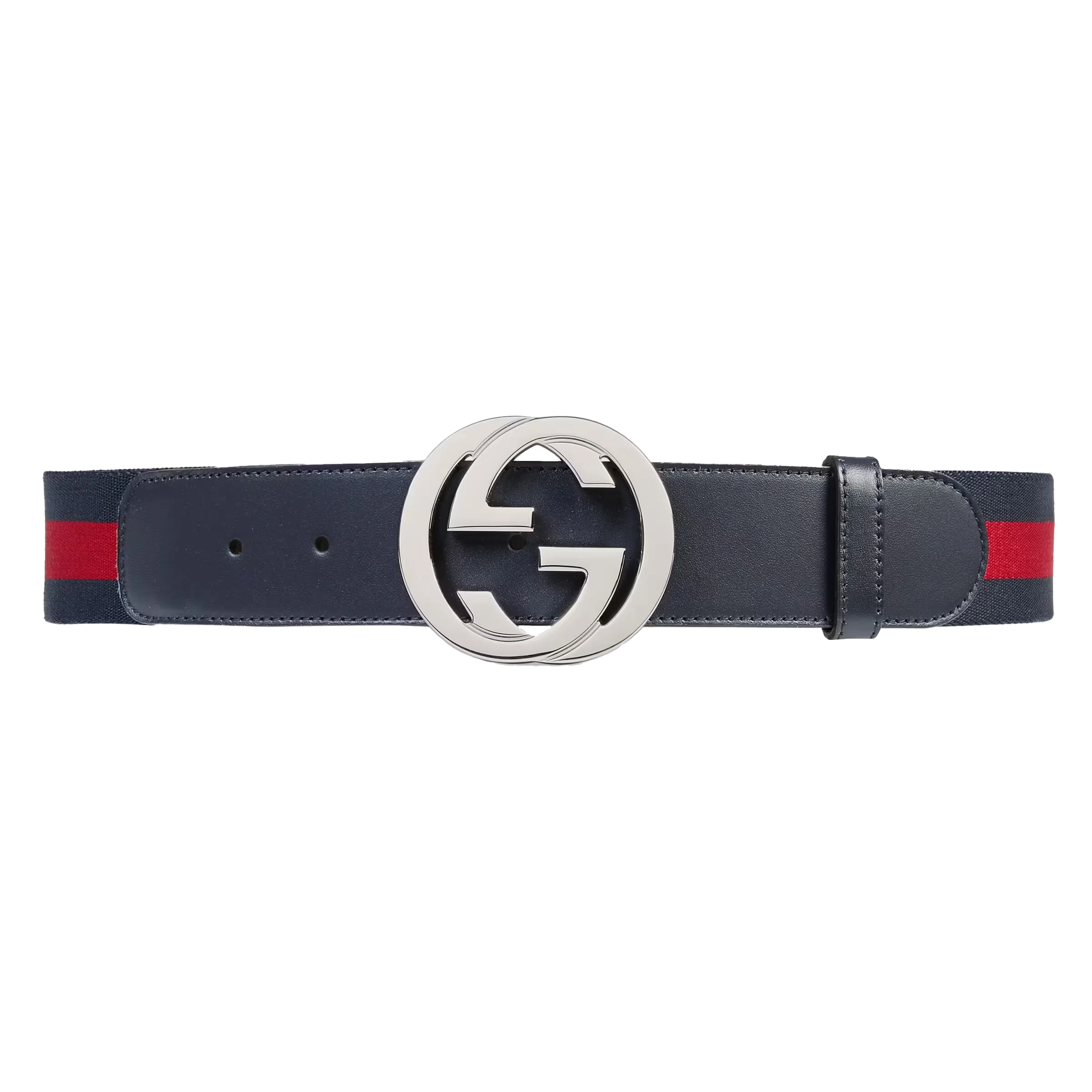 Gucci Web Belt Blue/Red 85