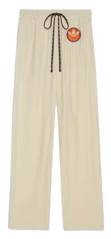 Gucci x adidas Chenille Cotton Pant Light Beige