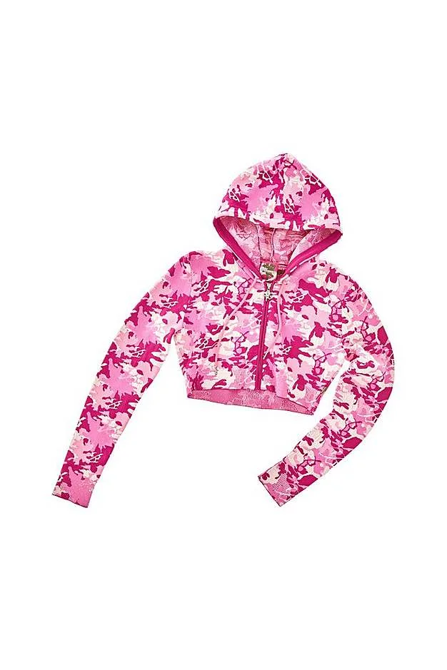 Heaven by Marc Jacobs Blumarine Camo Cropped Hoodie