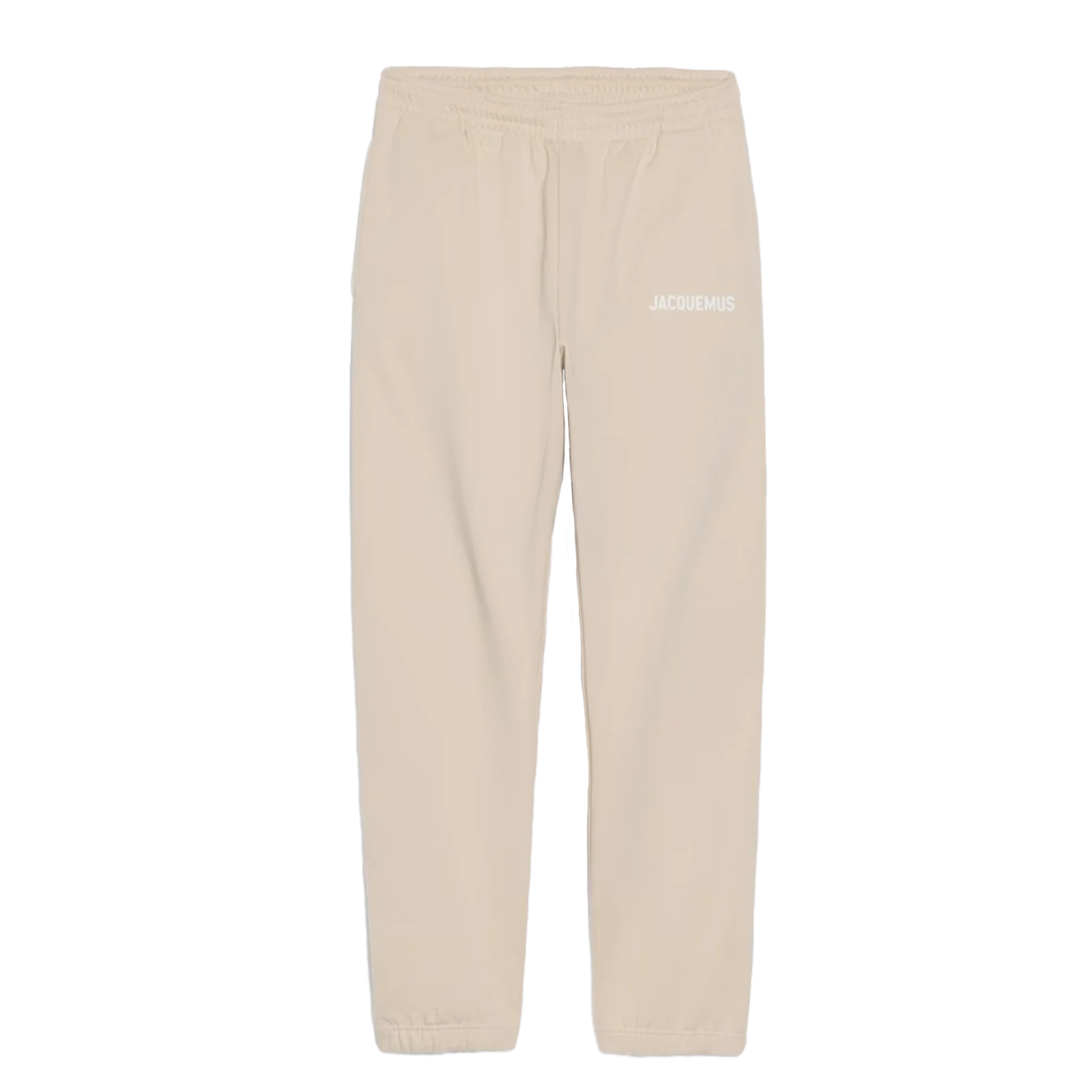 Jacquemus Le Jogging Logo Printed Track Pant Light Beige