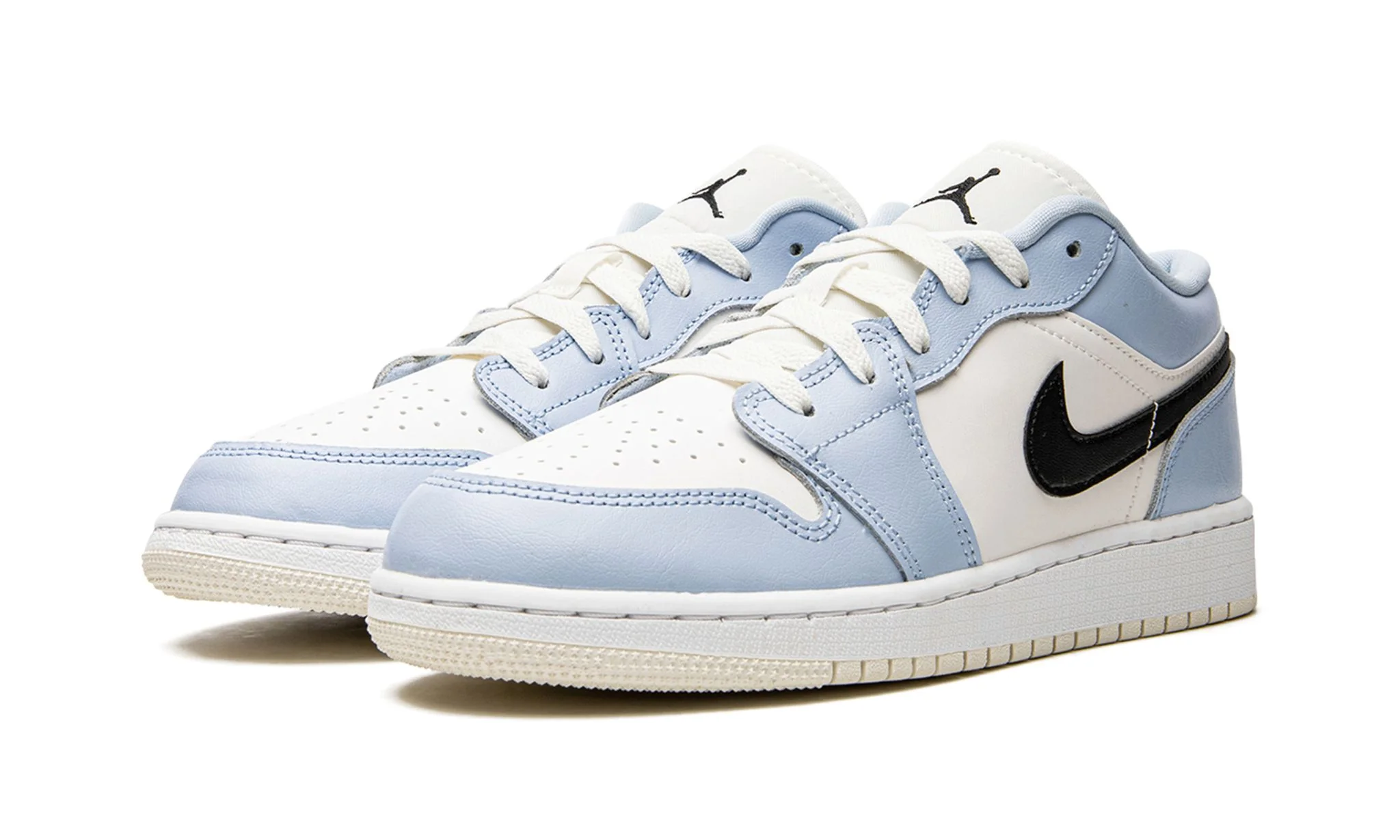 Jordan 1 Low Ice Blue Black (GS) - Image 2