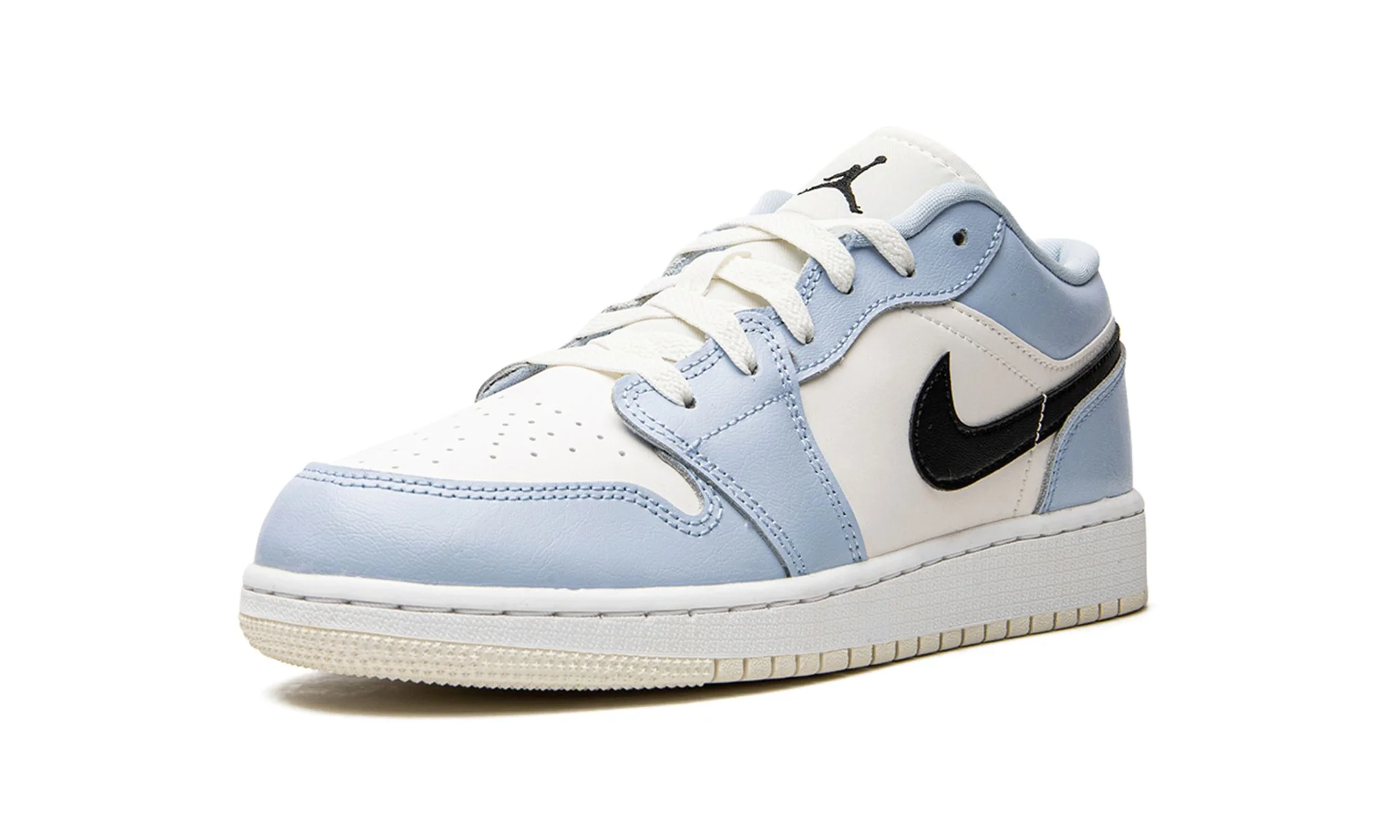 Jordan 1 Low Ice Blue Black (GS) - Image 4