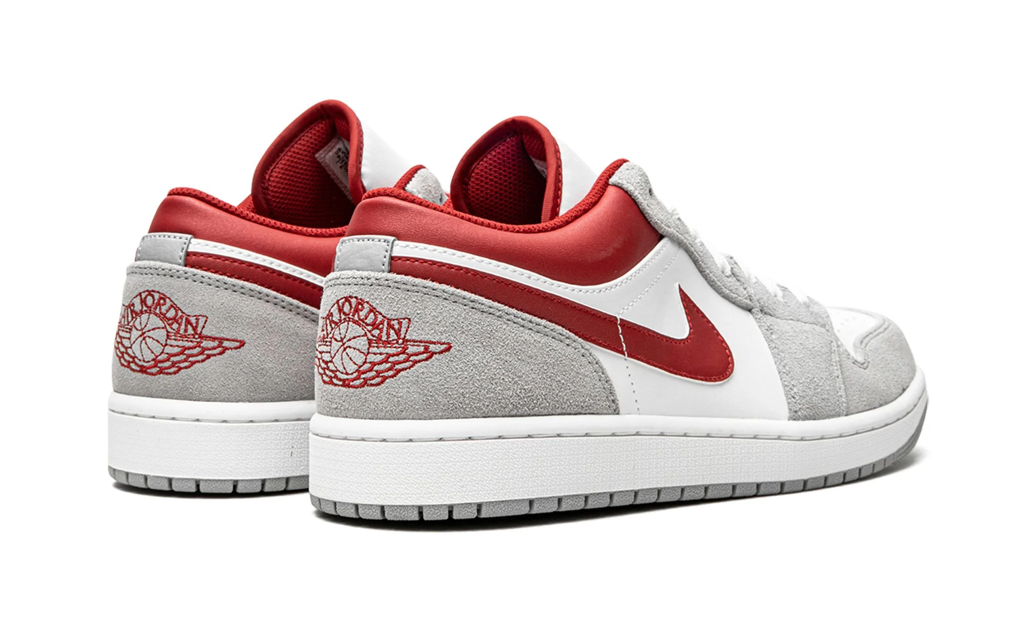 Jordan 1 Low SE Light Smoke Grey Gym Red GS - Image 3