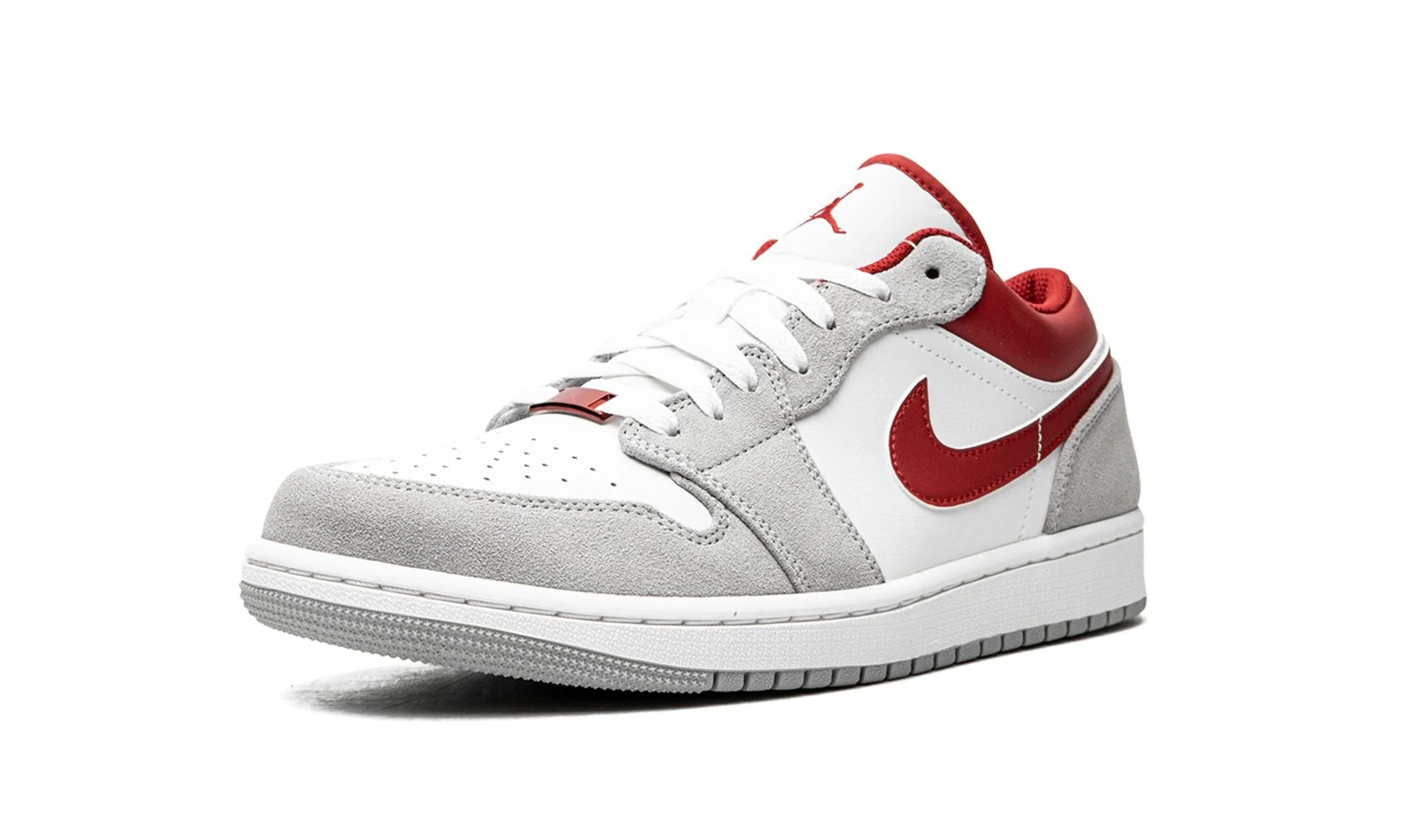 Jordan 1 Low SE Light Smoke Grey Gym Red GS - Image 4