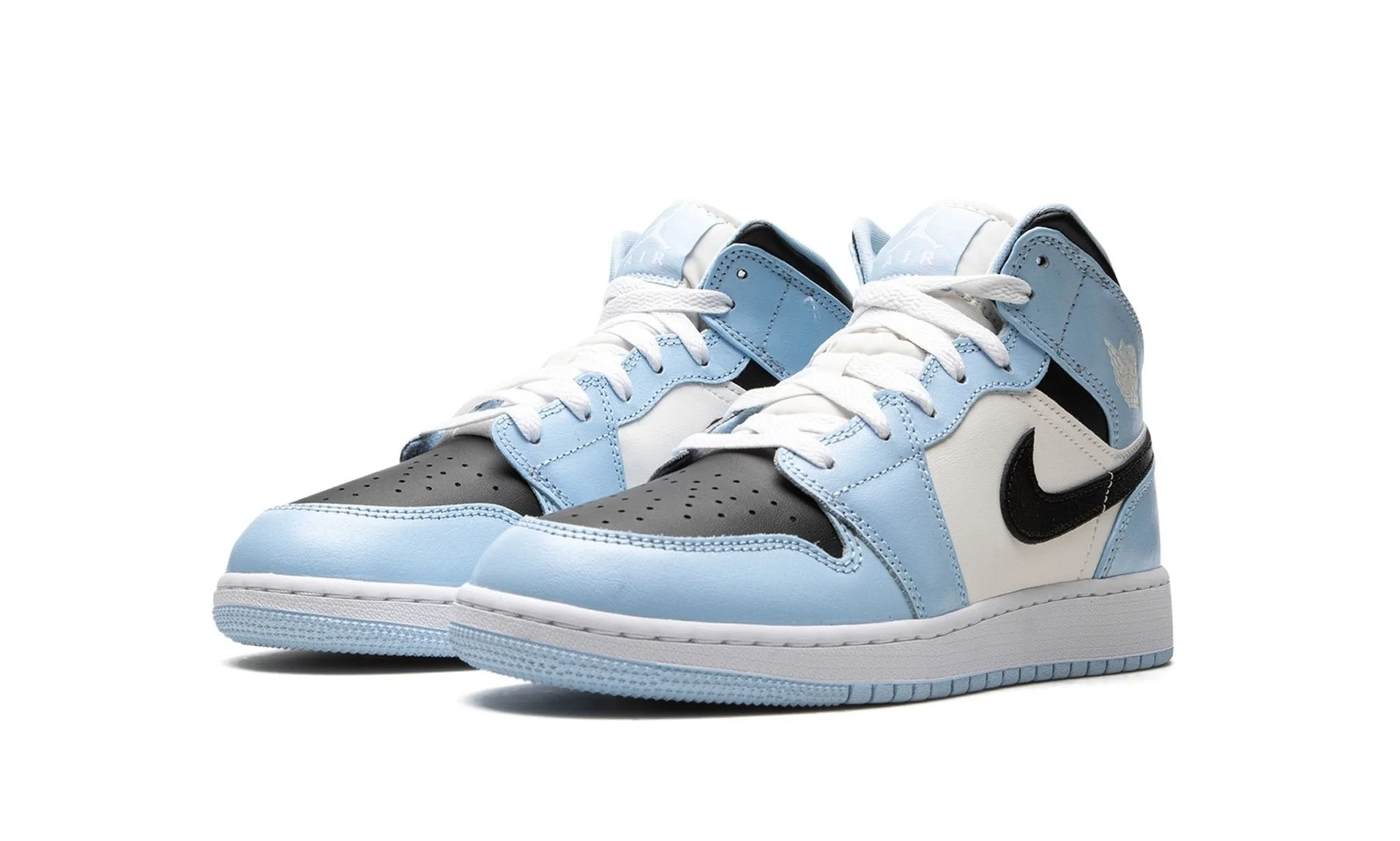 Jordan 1 Mid Ice Blue (GS) - Image 2